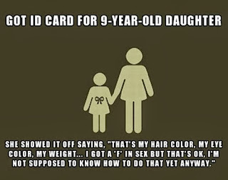failing F for sex underage id card funny fail