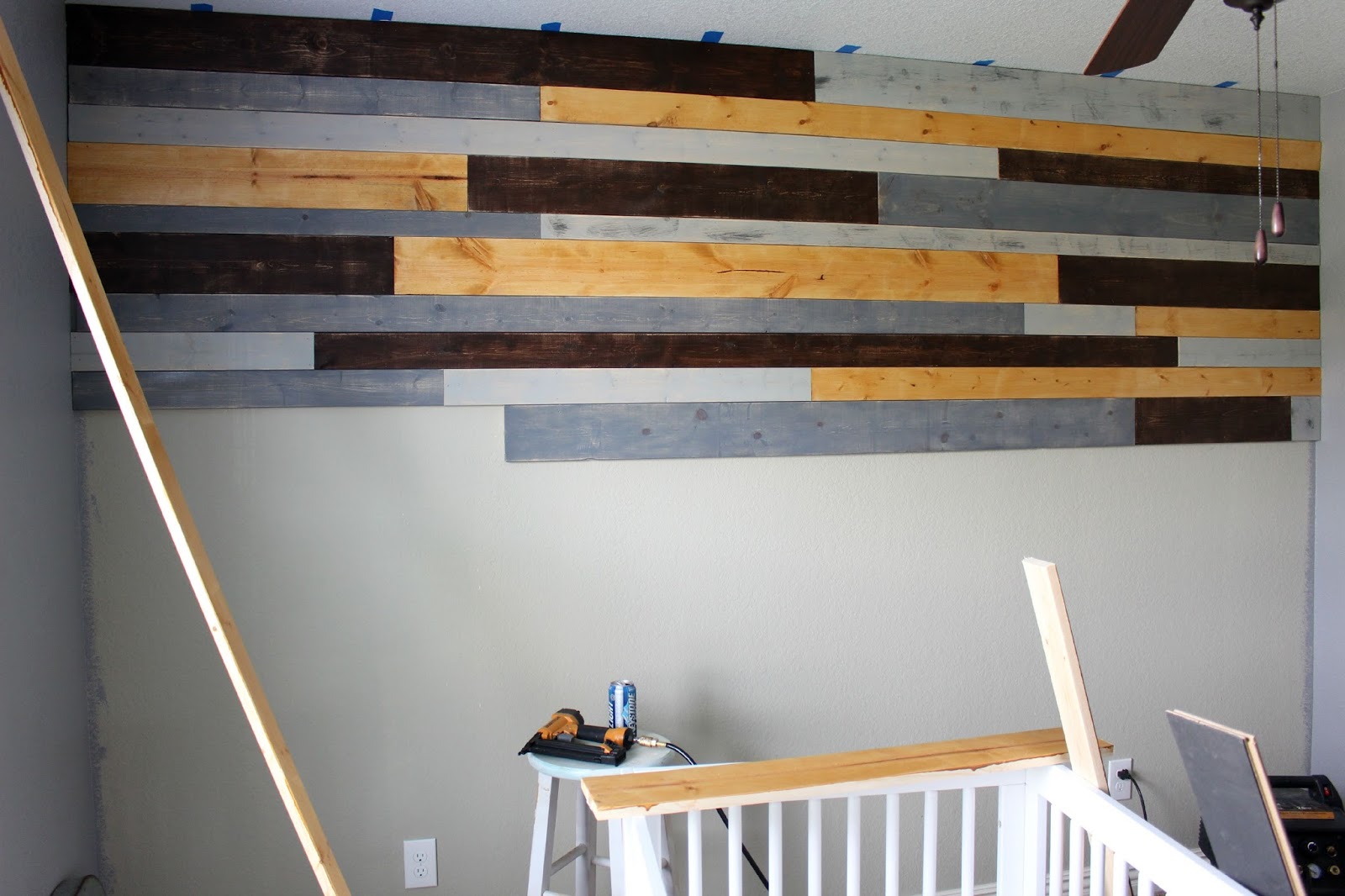 Rose & Co Blog DIY Wood Pallet Wall (EXCITING NURSERY SNEAK PEAK!)