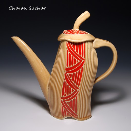 Creative with clay Pottery by Charan Sachar NCECA 2012 West Coast