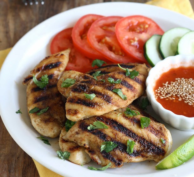 [Thailand Recipes] Grilled Chicken with Sweet Chili Dipping Sauce All Asian Recipes For You