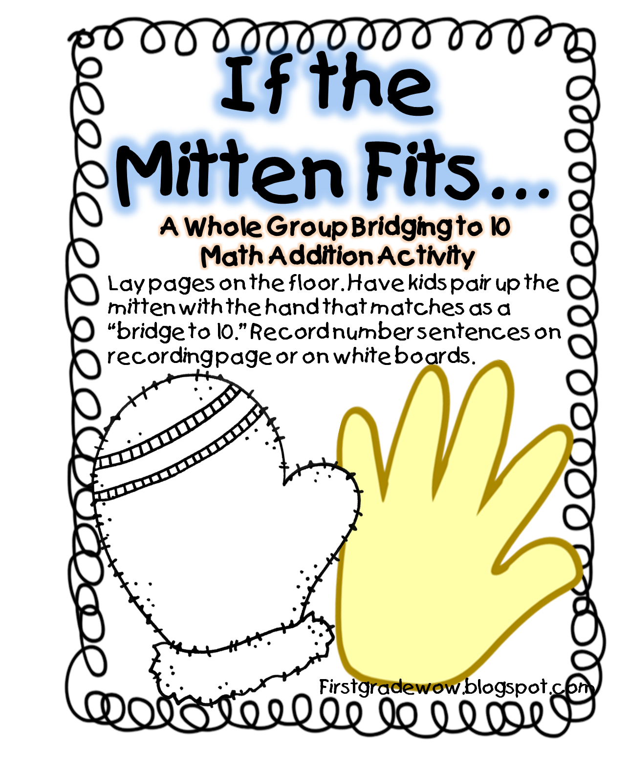 First Grade Wow If the Mitten Fits...