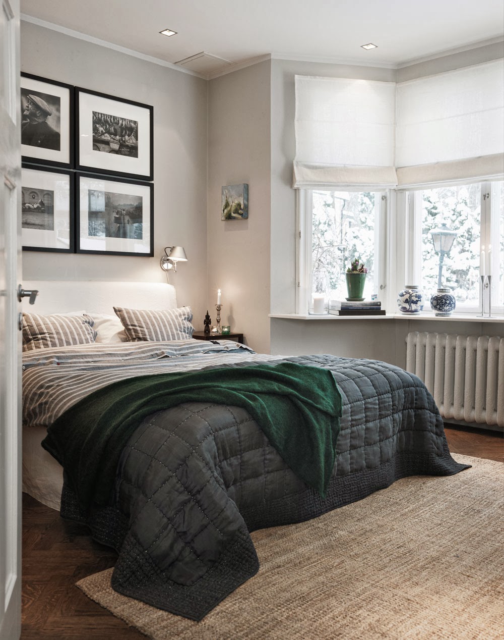 Stockholm vitt interior design: a beautiful winter home