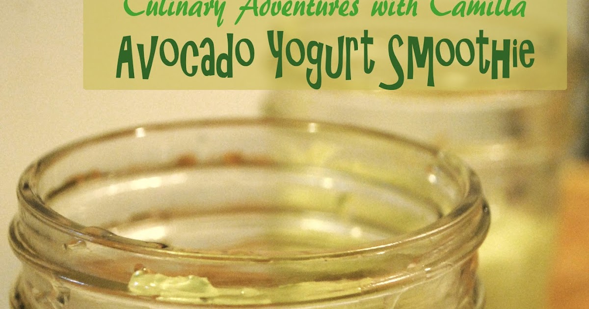 Avocado Yogurt Smoothie