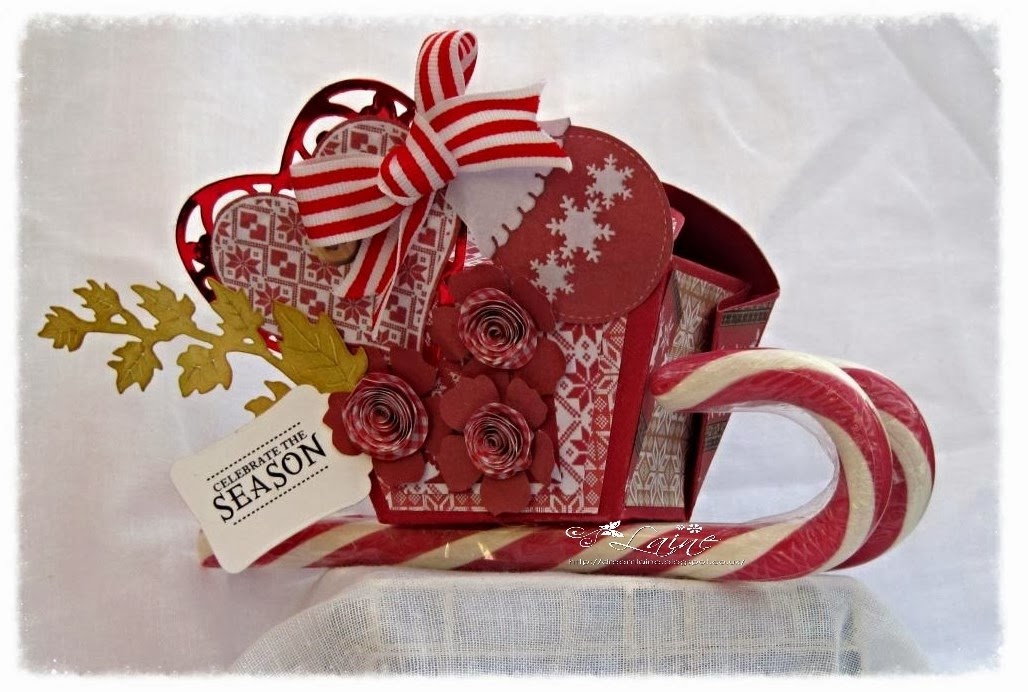 Dream Laine Christmas Takeout Box for Crafter's Companion.