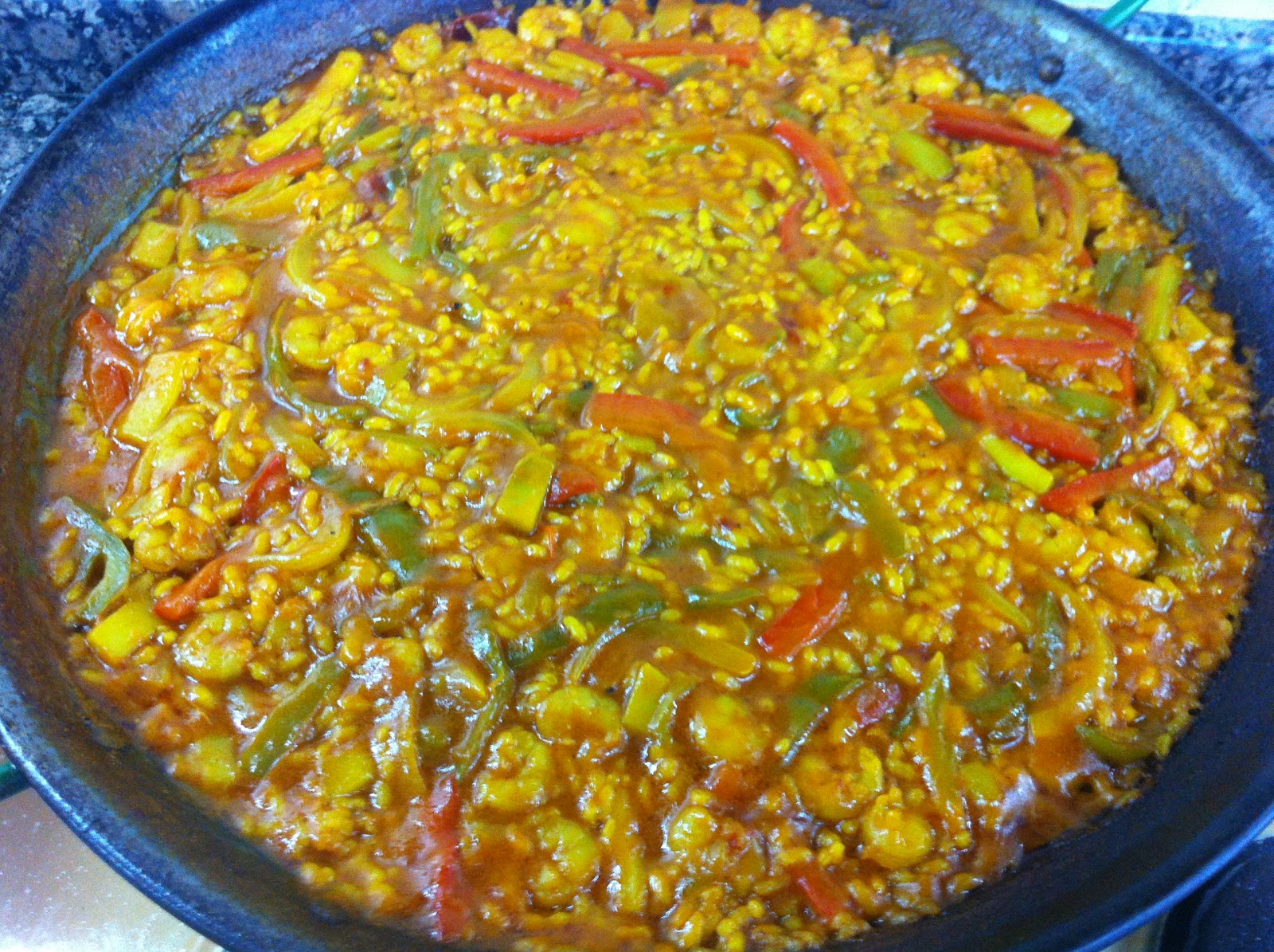 No me toques los fogones! Paella de verduras y gambas