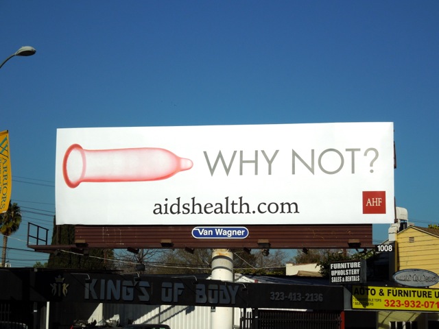 Condom why not billboard