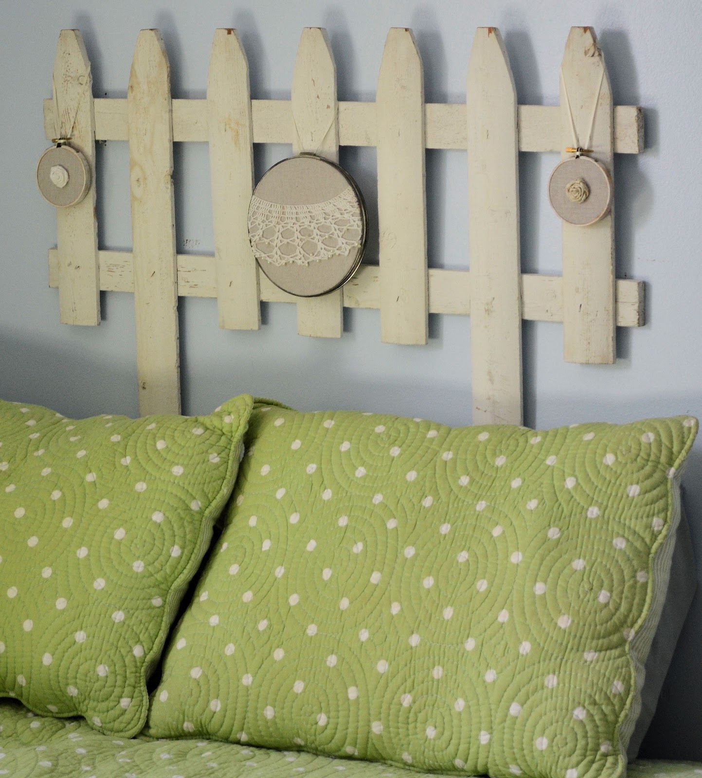 Shabby Love Picket Fence Headboard