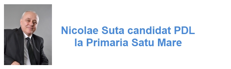 Nicolae Suta Candidat PDL Primaria Satu Mare