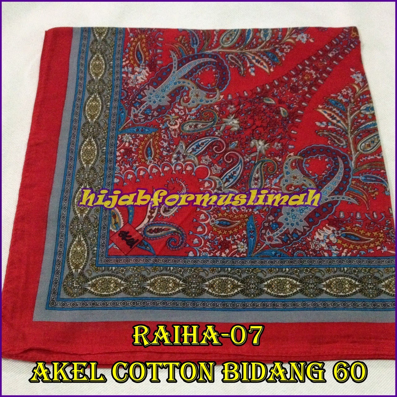 tudung AKEL COTTON PAISLEY bidang 60 tudung AKEL COTTON PAISLEY bidang 60