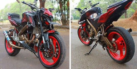 Top modif vixion street fighter minimalis Top modif vixion street fighter minimalis