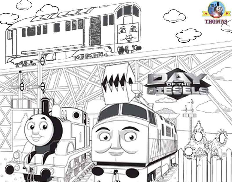 black and white thomas the tank engine