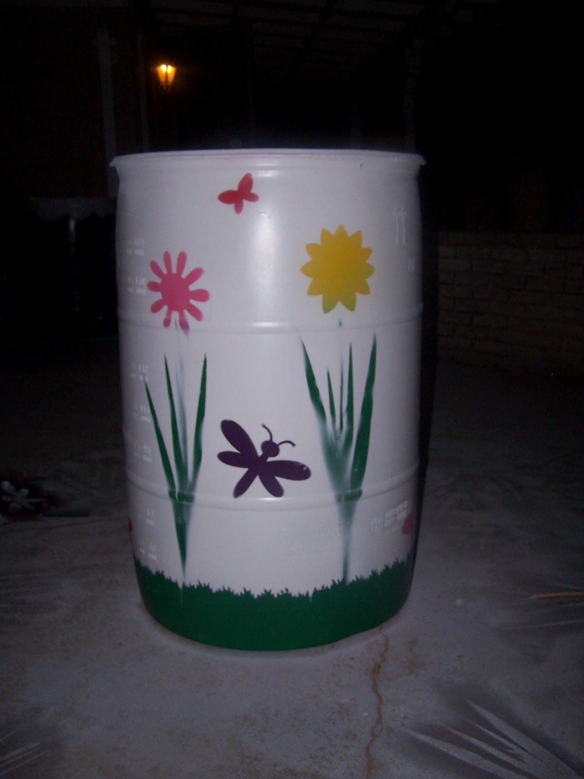 Tidbits from the life of B Painted Rain Barrels