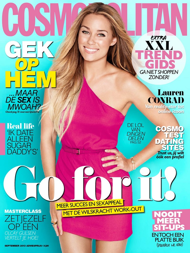 Lauren Conrad, Cosmopolitan Netherlands September 2013 |MagSpider