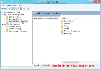 Local Group Policy Editor Window Local Group Policy Editor