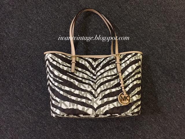 michael kors zebra print bag