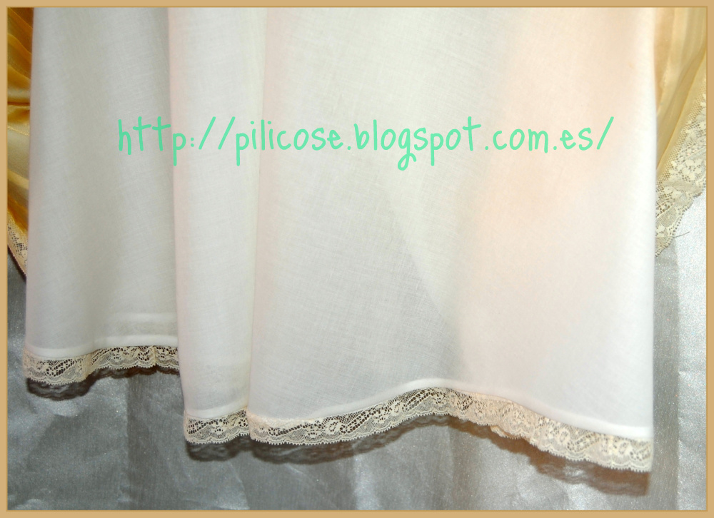 Pilicose: Faldón de bautizo