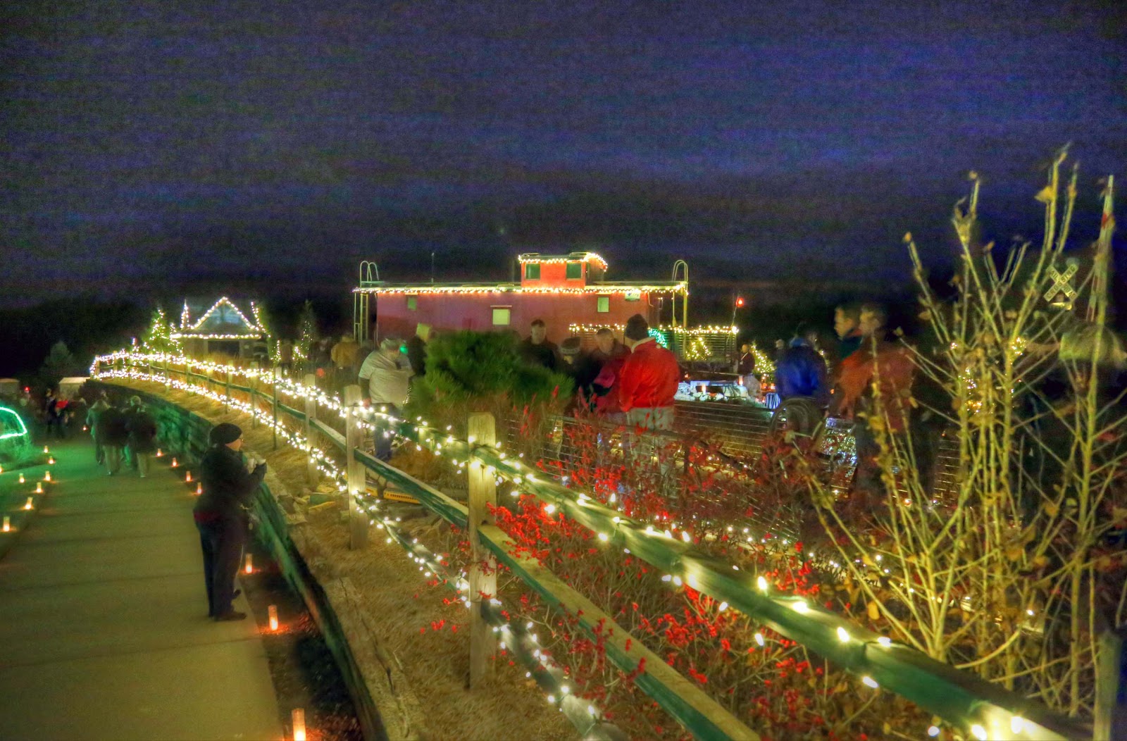 John and Sigrid's Adventures Overland Park Arboretum Holiday Luminary