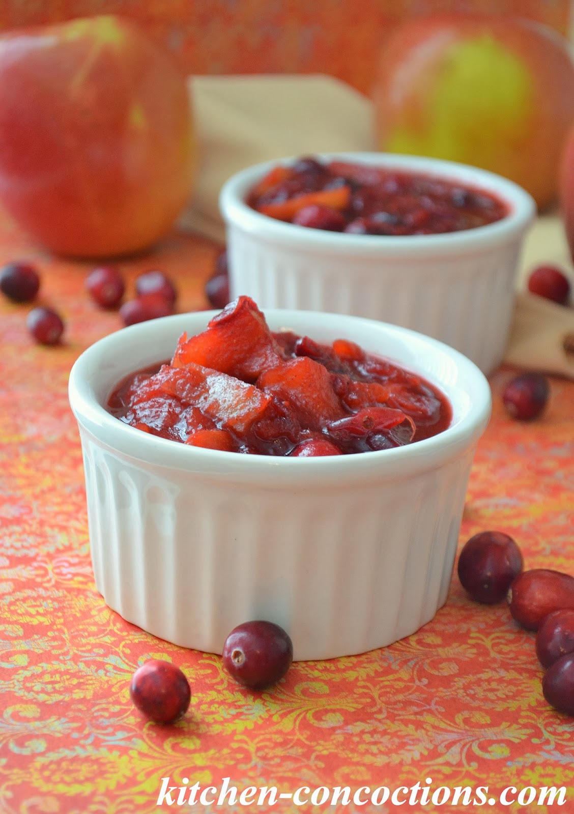Apple Spiked Cranberry Sauce Kitchen Concoctions