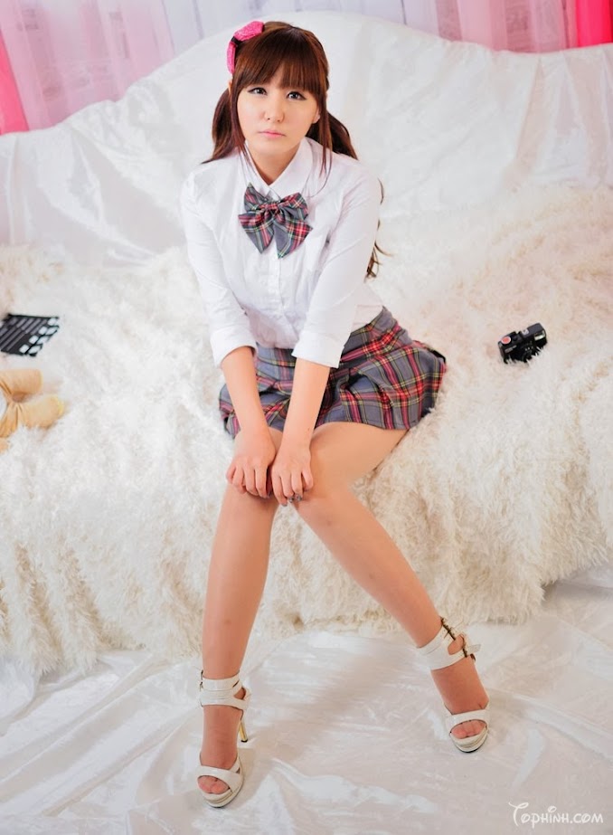girl xinh hàn quốc khoe hàng