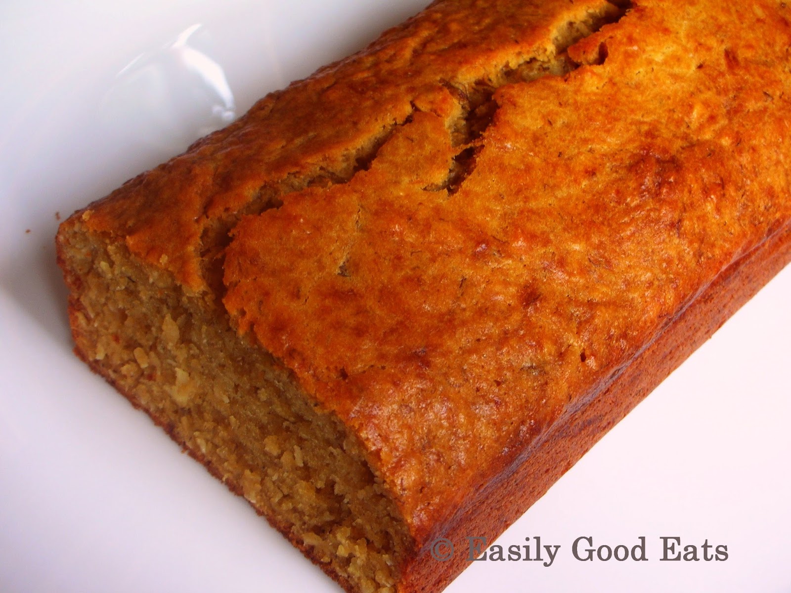 Easily Good Eats Caramelised Banana Coconut Cake Recipe