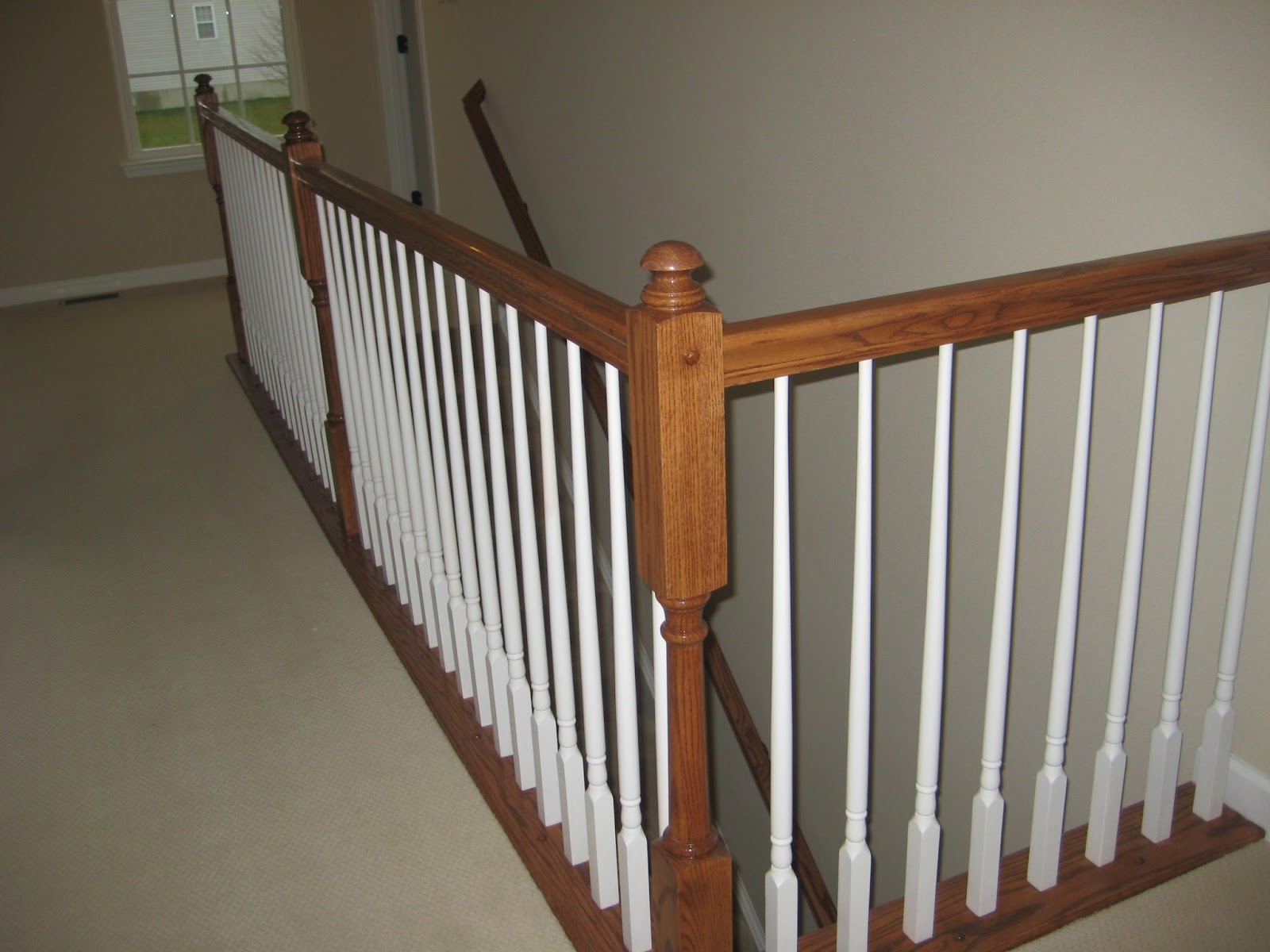 Building our First Home with Ryan Homes Half Walls VS Pine Stair W