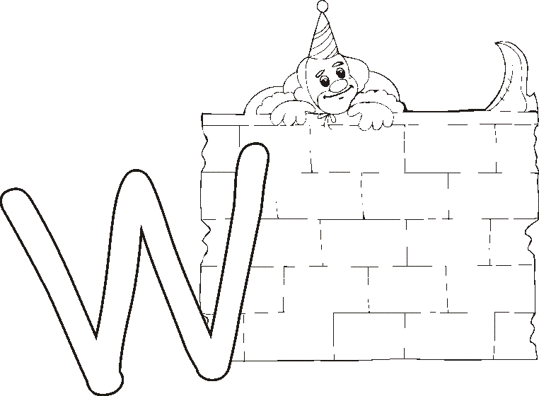 Letter W Coloring Pages Letter W Coloring Pages