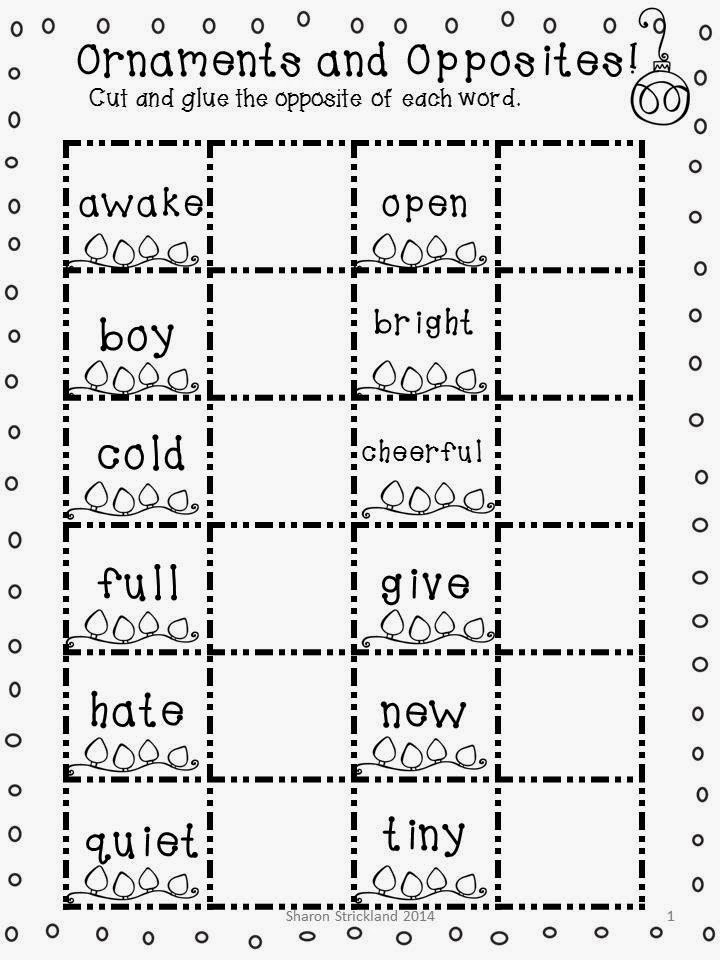 Printables Cut And Paste Worksheets For 2nd Grade super second grade smarties free christmas activities twelve these arent just plain ole worksheets most of are spinner games or cut and paste you can see the entire