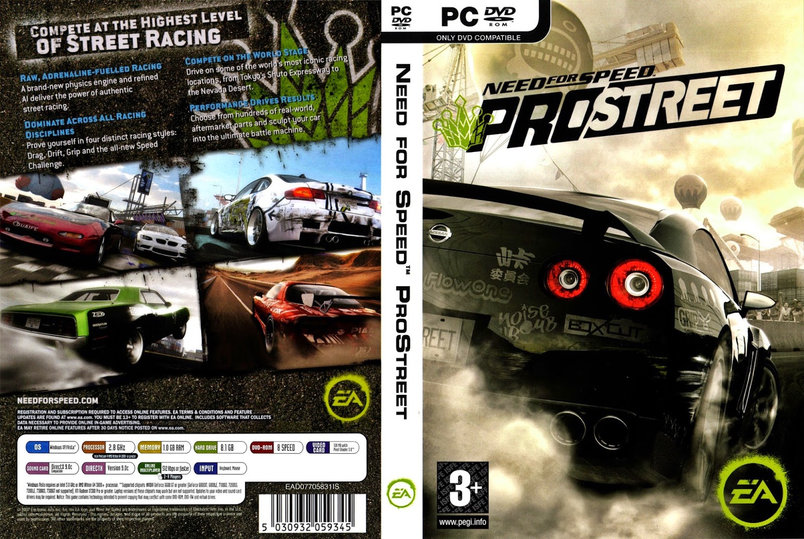 need for speed pro street pc completo