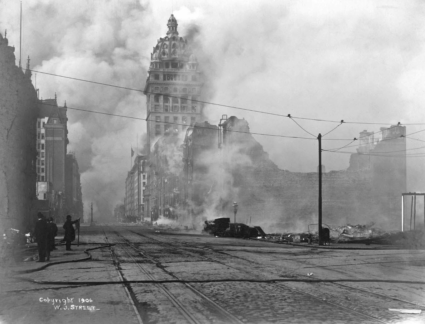 History in Photos San Francisco Earthquake The Fire