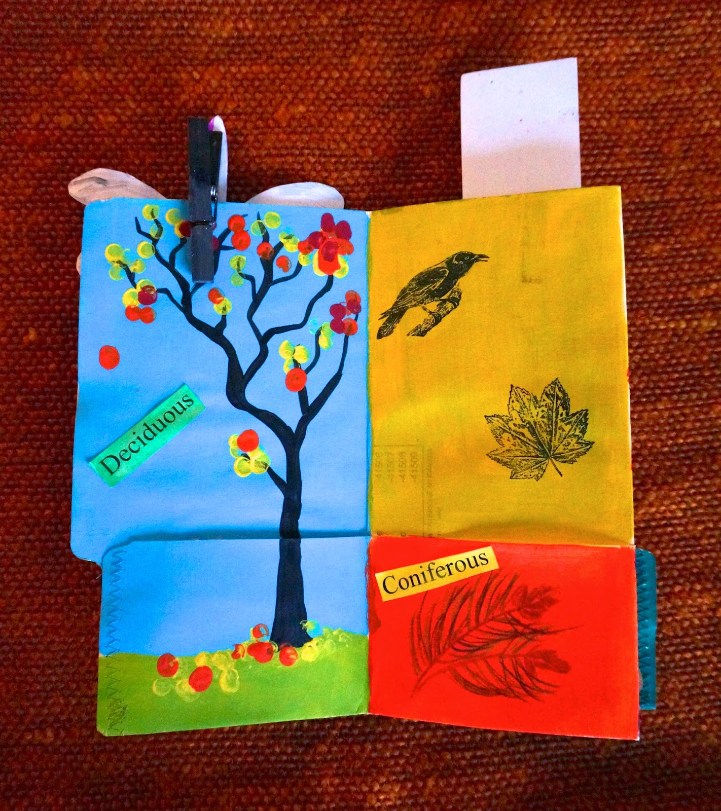 that artist woman Nature File Folder Book Part 1