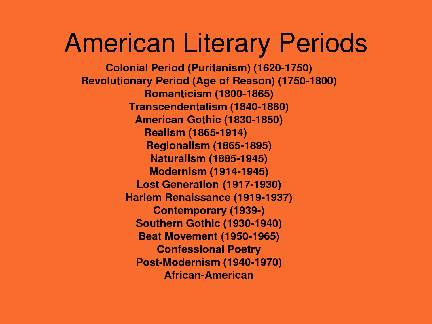 american revolutionary period literature