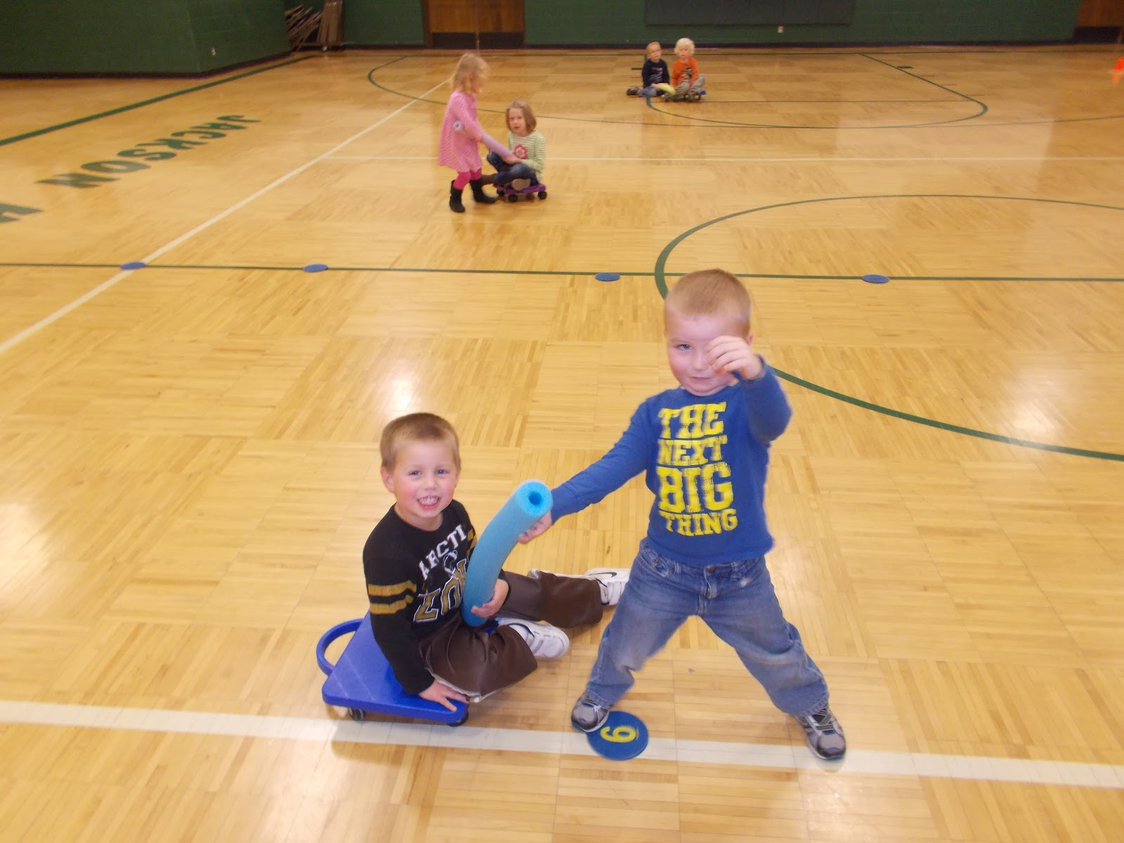 Jackson Heights Elementary P.E. PreSchool Scooter Fun 12/04