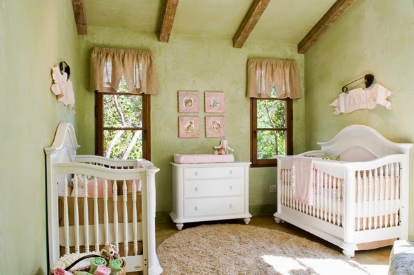 Cuartos de bebe verdes – dabcre.com Habitacion para gemelos azul