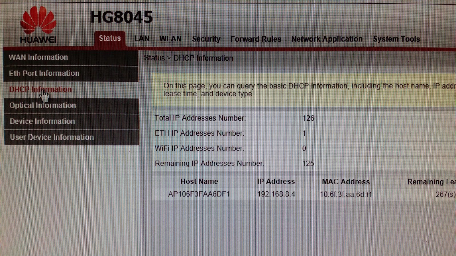 Digi Universe 續談PCCW 光纖CABLE MODEM HG8045 + ROUTER, 華匯HUAWEI HG8045, 經