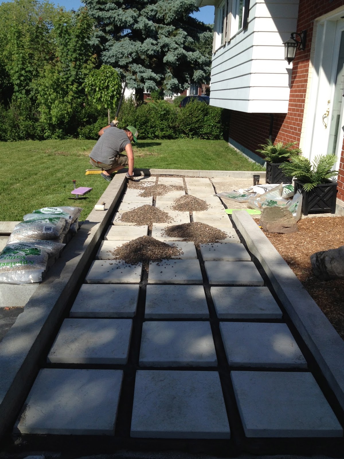 zen shmen Our DIY Front Path Makeover