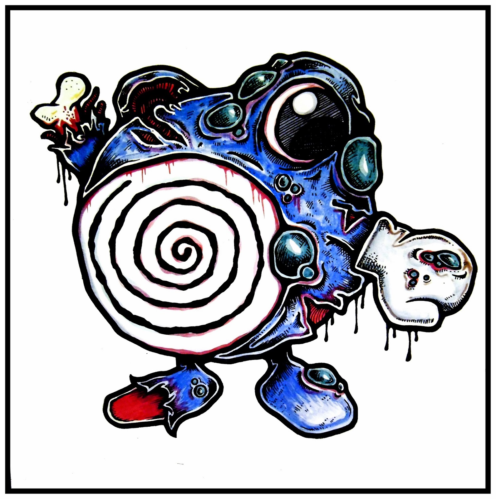 Покемон Poliwhirl Эволюция