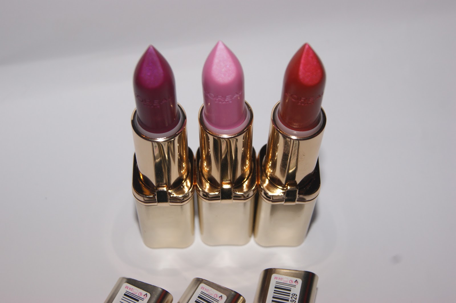 L'Oreal L'Or Electric Color Riche Lipsticks - Review