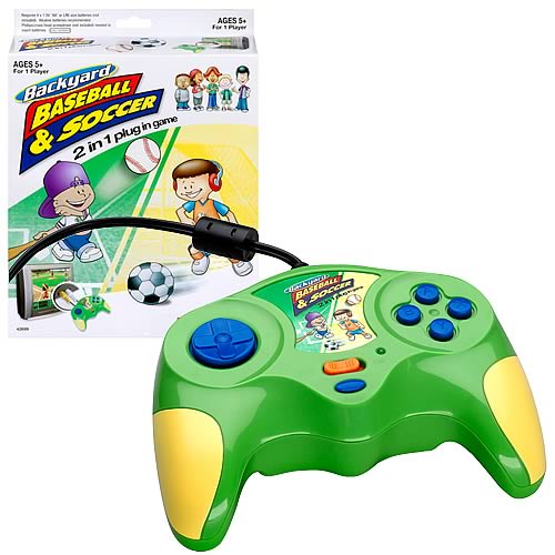 Kiddy Parlour Hasbro Backyard Baseball Soccer Plug N Play Tv Games