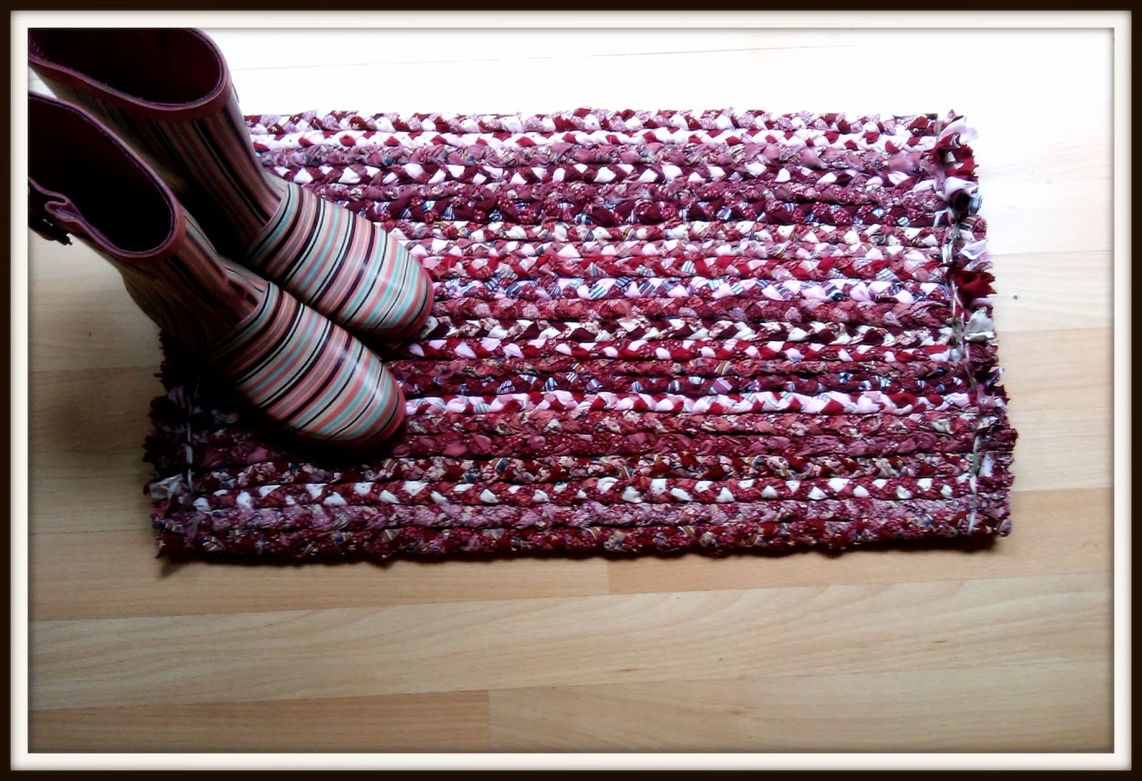 Double Treble Craft Adventures: Braided Rag Rug in 4 Easy Steps