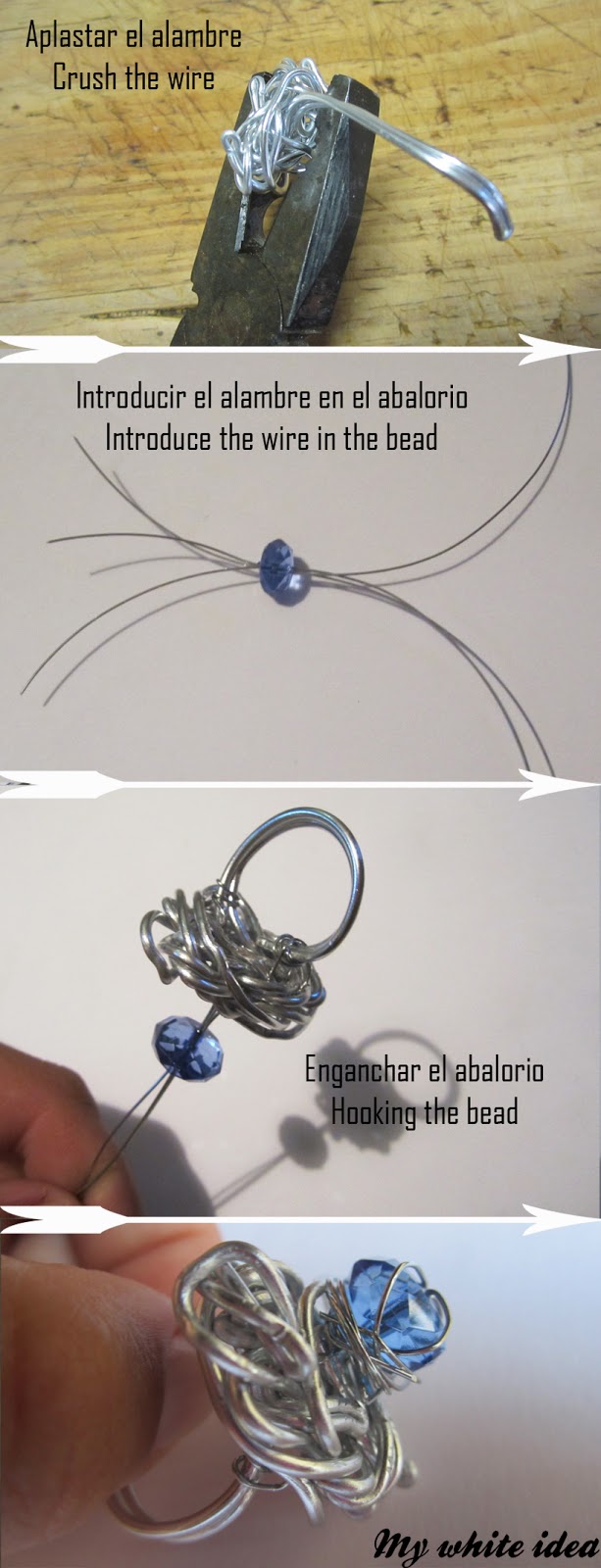 BRIGHT WIRE RING DIY MY WHITE IDEA DIY