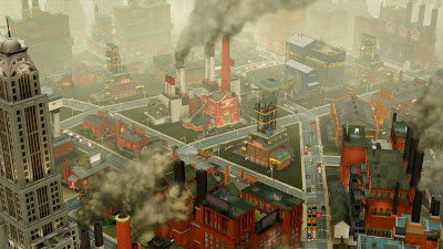 SimCity 2013 industrial smog graphics