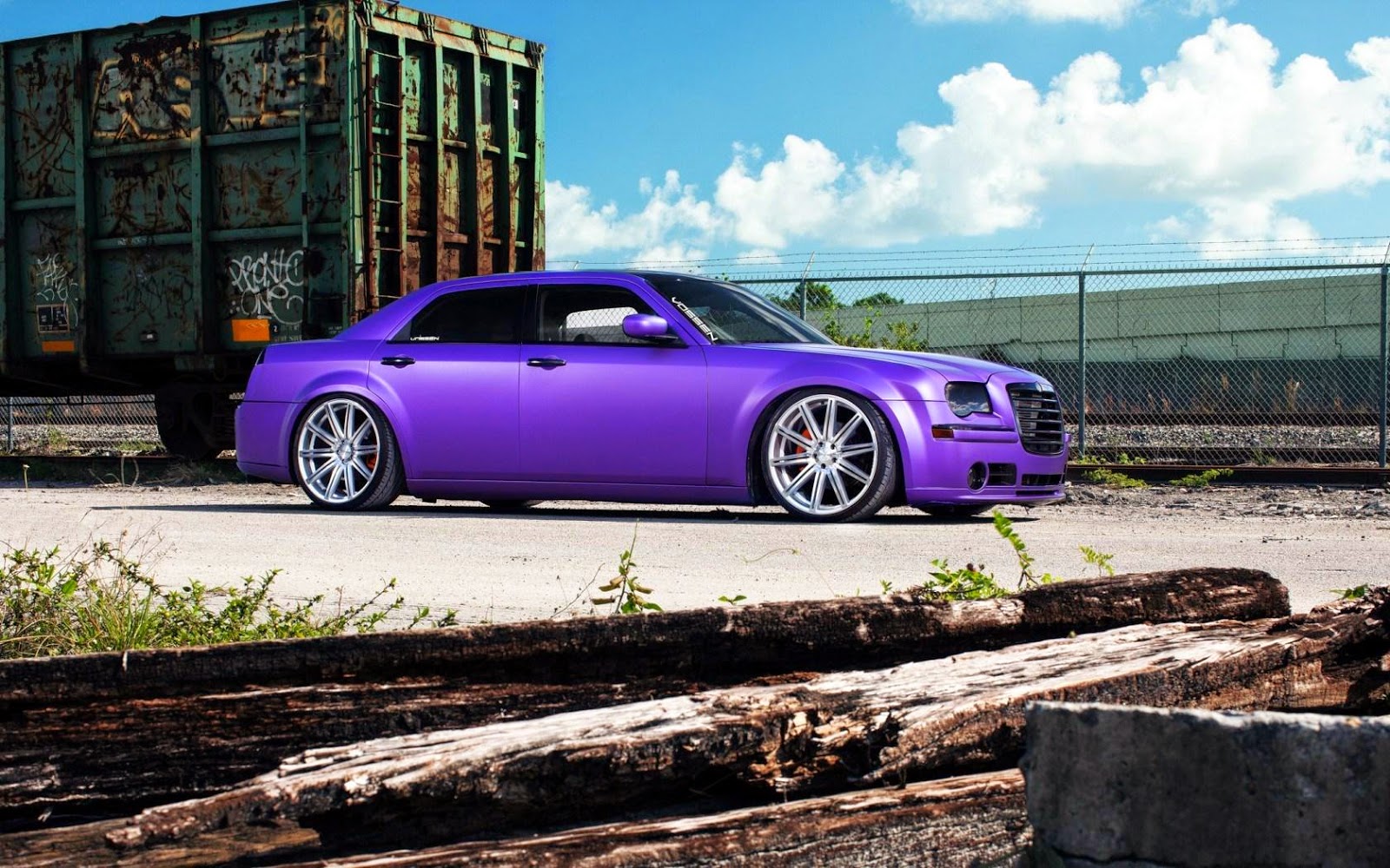 Car Wheels Vossen Chrysler 300 Tuning HD Wallpapers - HD Wallpapers