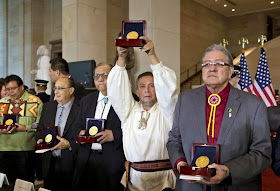 Congressional Gold Medal Code Talkers ceremony http://worldwartwo.filminspector.com/2013/08/code-talkers.html