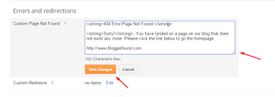 404 Error Page setting for Blogger Blogs 404 Error Page setting for Blogger Blogs