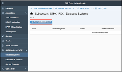 Installing SAP HANA database using self service on SAP Cloud Platform SAP HANA Database, SAP HANA Certifications, SAP HANA Tutorials and Materials, SAP HANA Guides