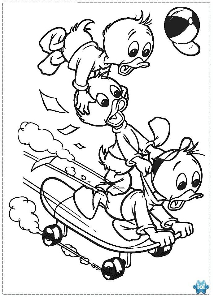 imagens huguinho zezinho e luizinho pintar Desenhos Para Colori huguinho zezinho e luizinho desenhar