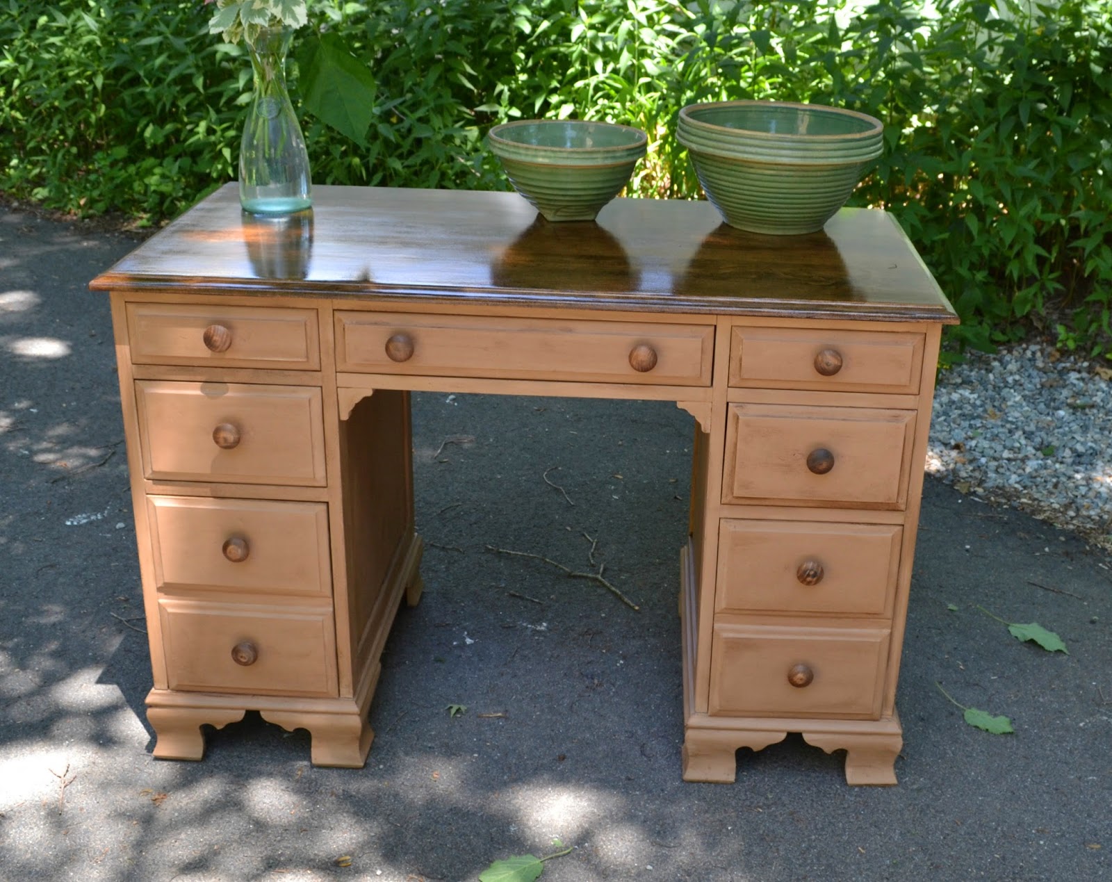 Heir and Space A Solid Maple Desk