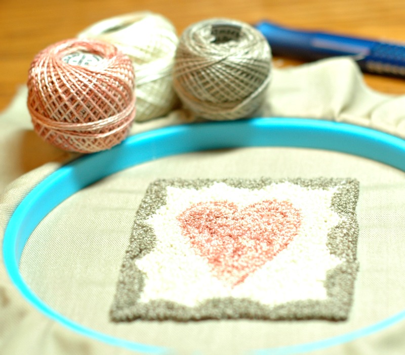 Honeysuckle Lane Punch Needle Project Finished!