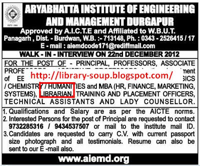 Libraria at Aryabhatta Institute of Engineering and Management, Durgapur, West Bengal