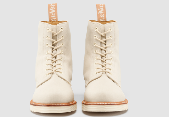 sandale a talon carré blanche